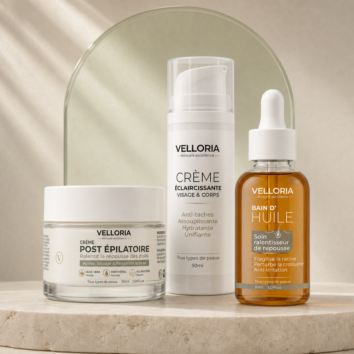 Velloria Routine Complète launch pack from the live website